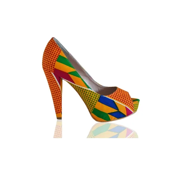 Stunning African Print Heels