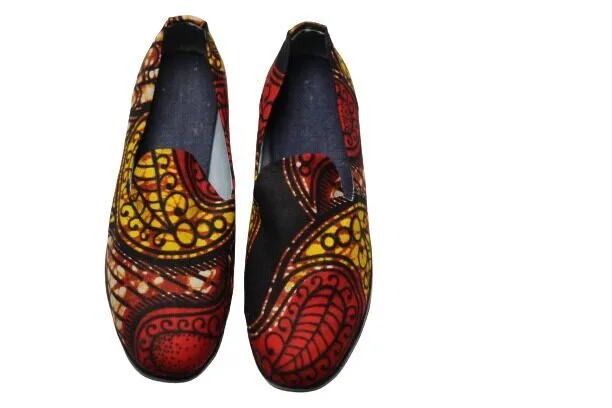 Slip On Kitenge Shoe
