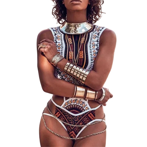 Queen Kitenge Print Bikini