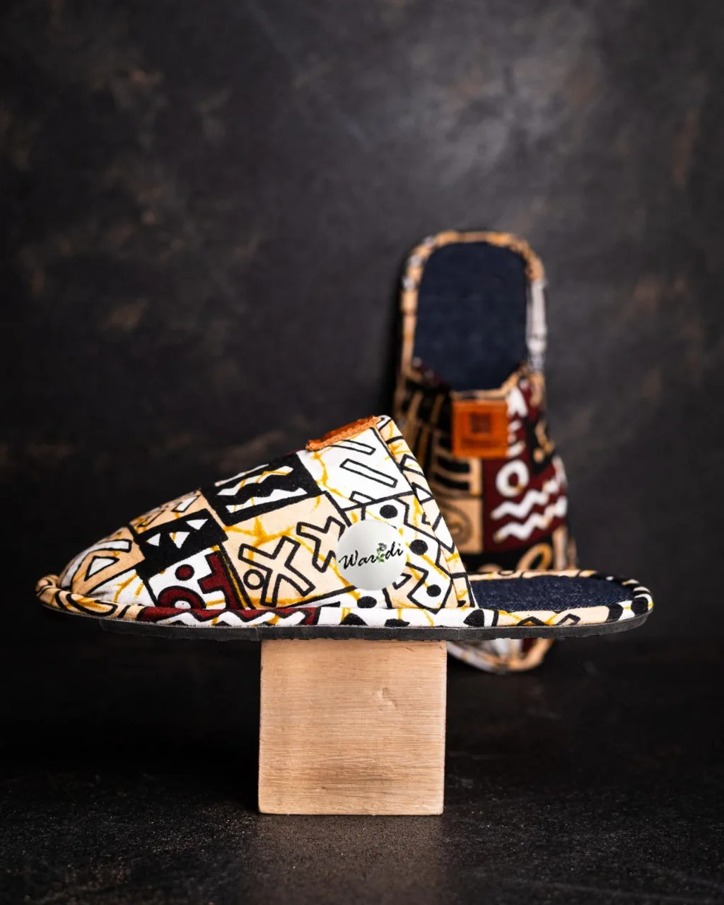Ankara tapa tapa slippers