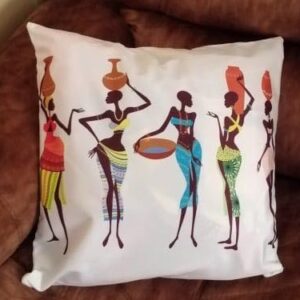 White African pillow cover