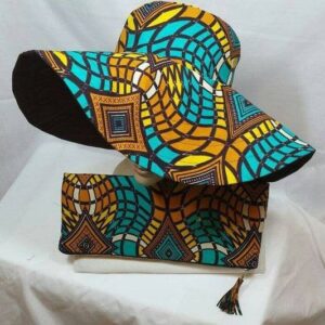Vibrant African Print Hats