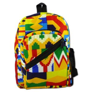 African yellow backpack