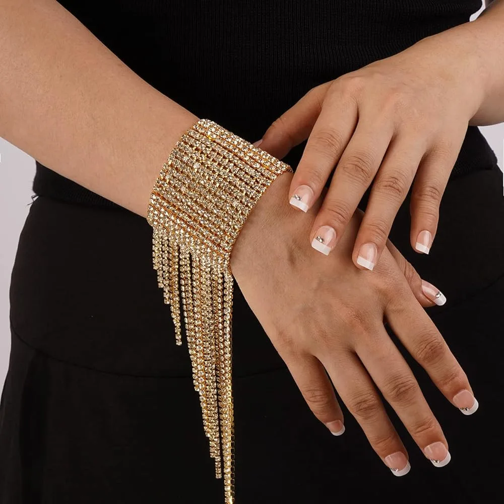 Elegance with Fringed Bangles