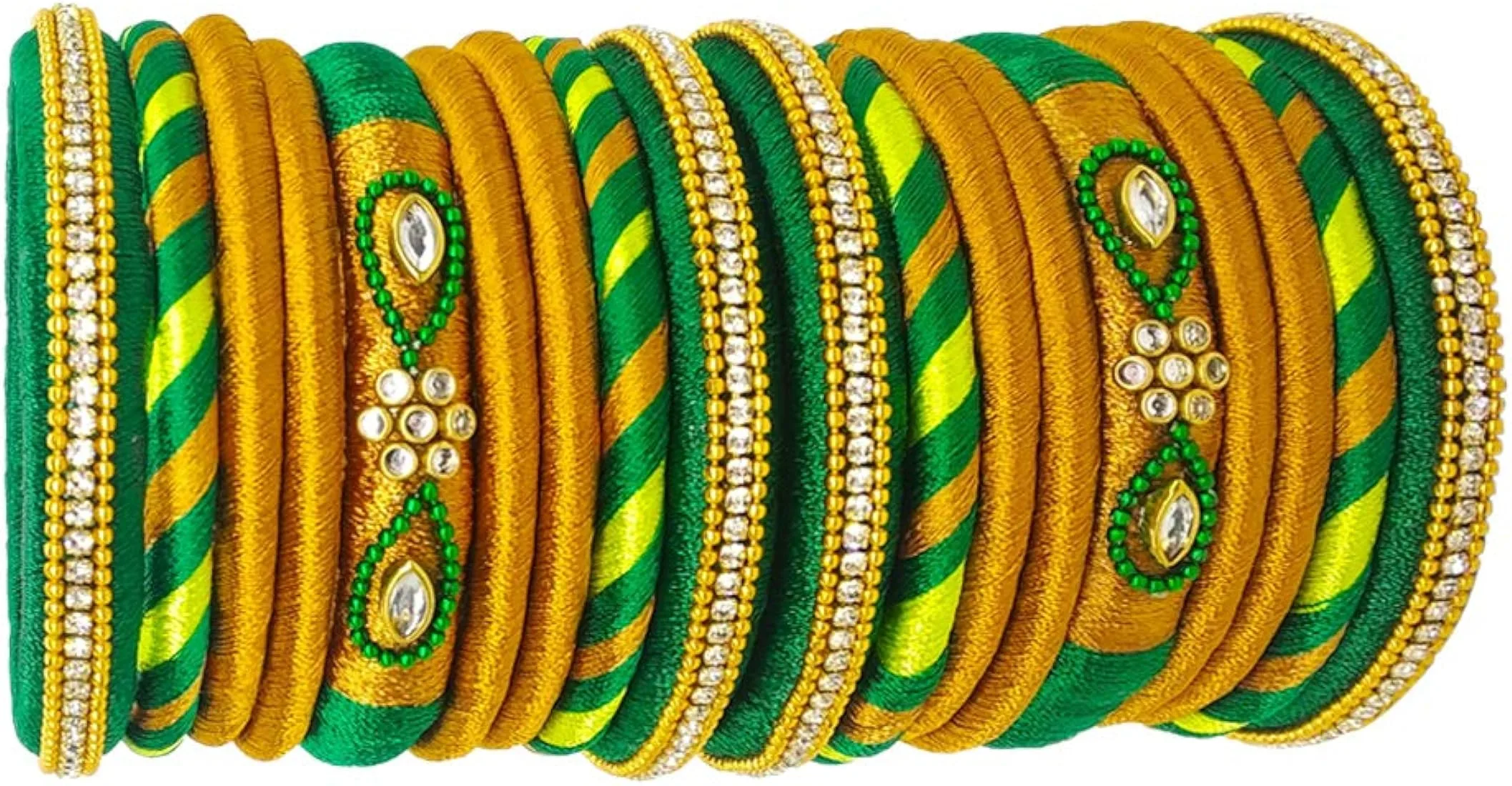 Green and Yellow Bangle