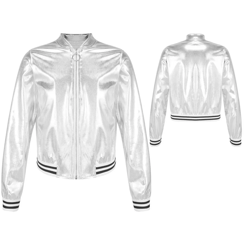 Stylish Disco Bomber Jacket