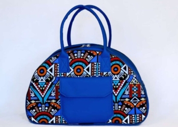 Bluetab african leather bag