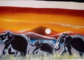 African Painting for Ksh 5000