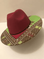 African print hat