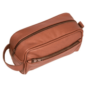 Leather wash bags